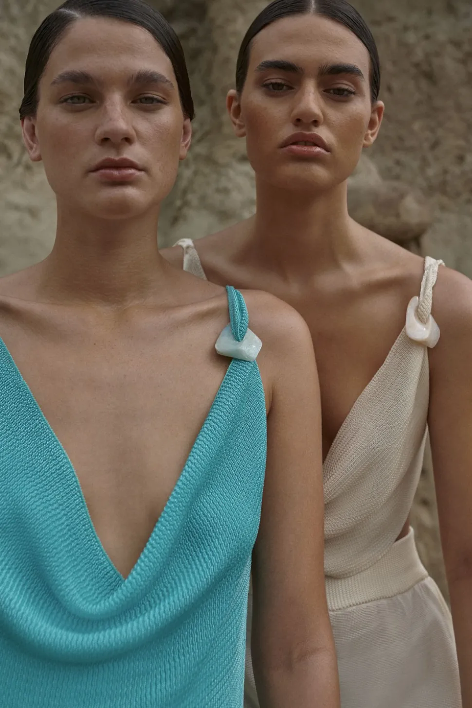 Abito bicolor maglia