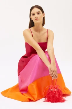 Abito color block