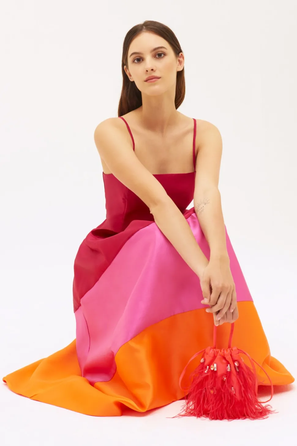 Abito color block
