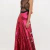 Abito con paillettes cangianti
