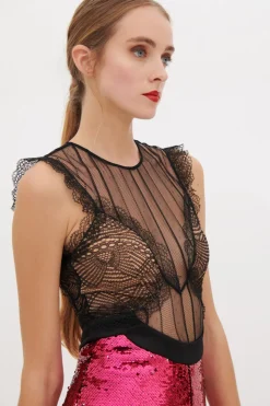 Abito con paillettes cangianti