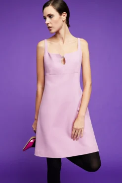 Abito corto rosa