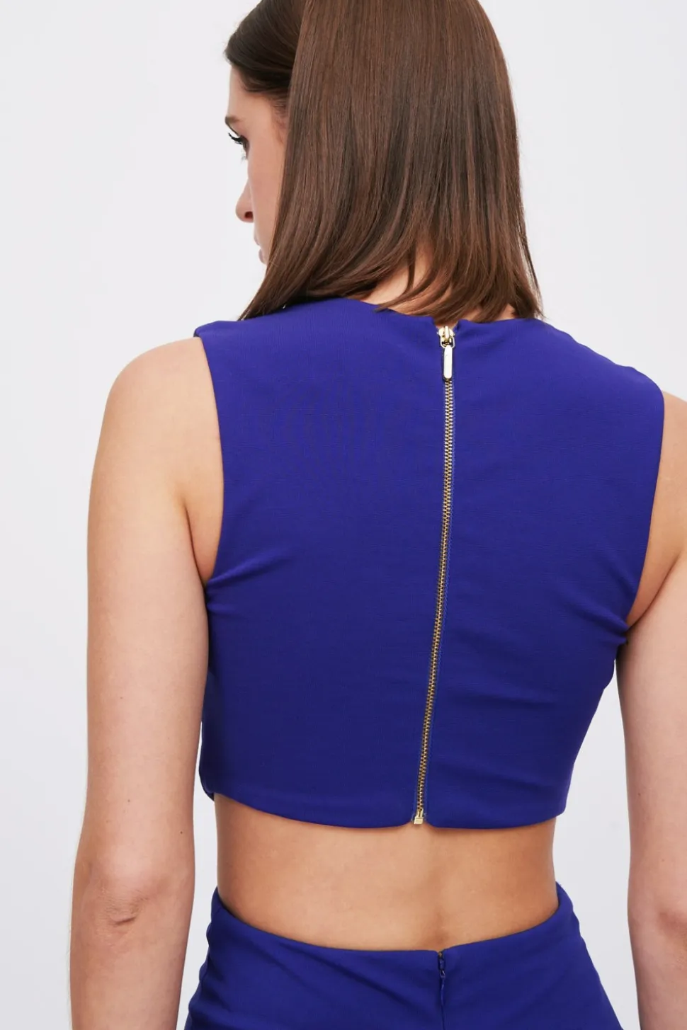 Abito cutout blu