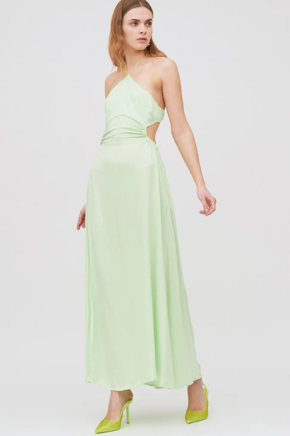 Abito cutout lime