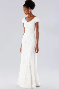 Abito da sposa scivolato in pizzo