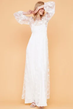 Abito floreale in tulle