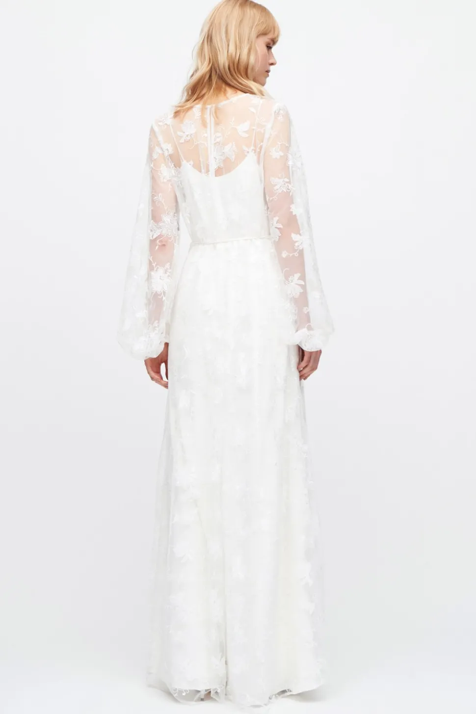 Abito floreale in tulle