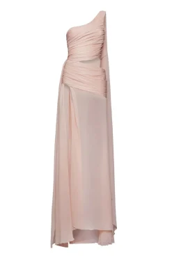 Abito in chiffon rosa