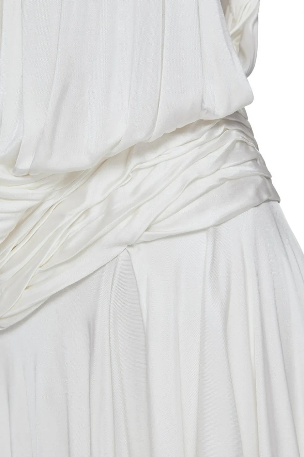 Abito in jersey satin ruche