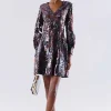 Abito in paillettes multicolori