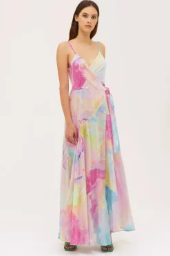 Abito paillettes arcobaleno