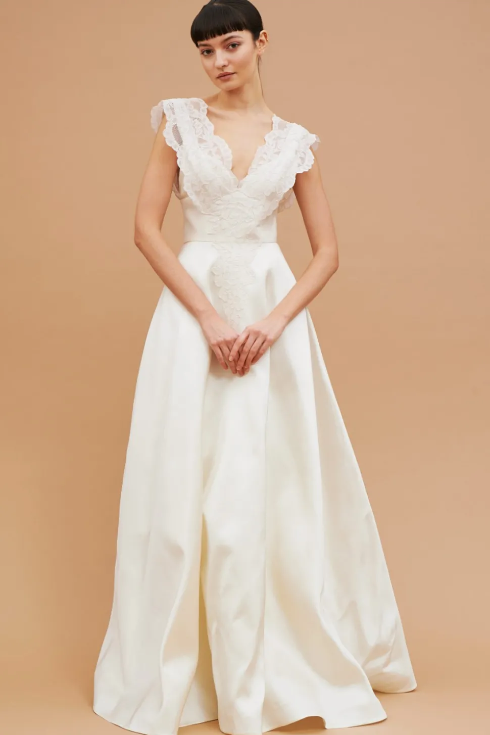 Abito scivolato con pizzo