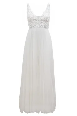 Abito tulle e macramè