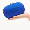 Clutch swarovski blu