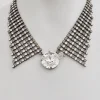 Collana colletto argento