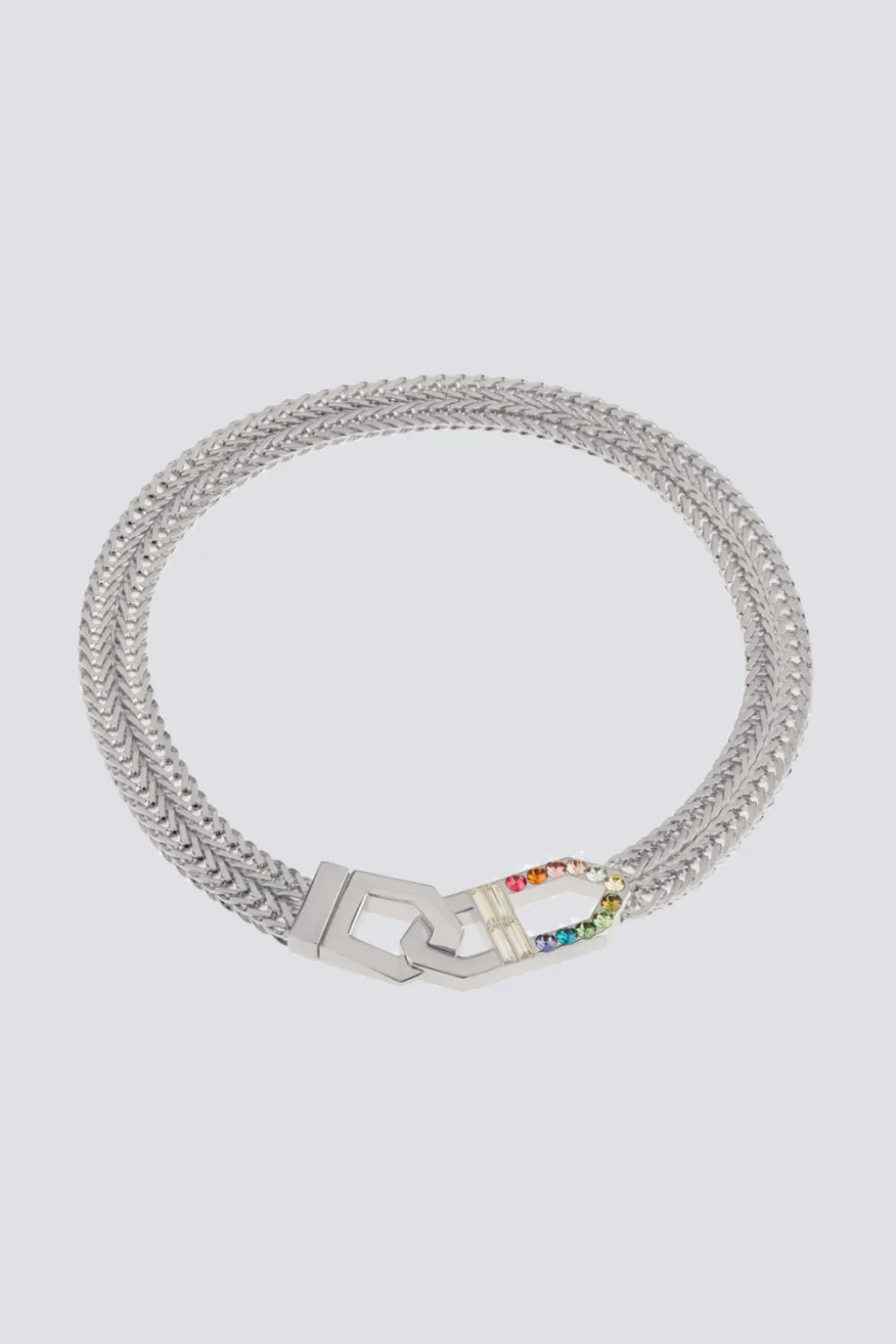 Collana con finiture argento