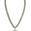 Collana verde e blu