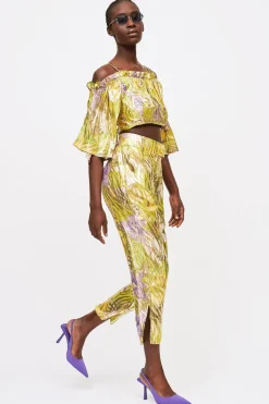 Completo lurex lime