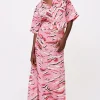 Completo rosa tigrato