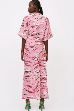 Completo rosa tigrato