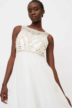 Dress with crystals