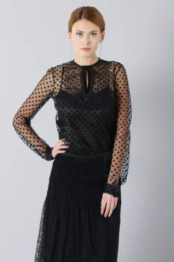 Gonna longuette in tulle