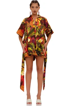 Jumpsuit corta stampata