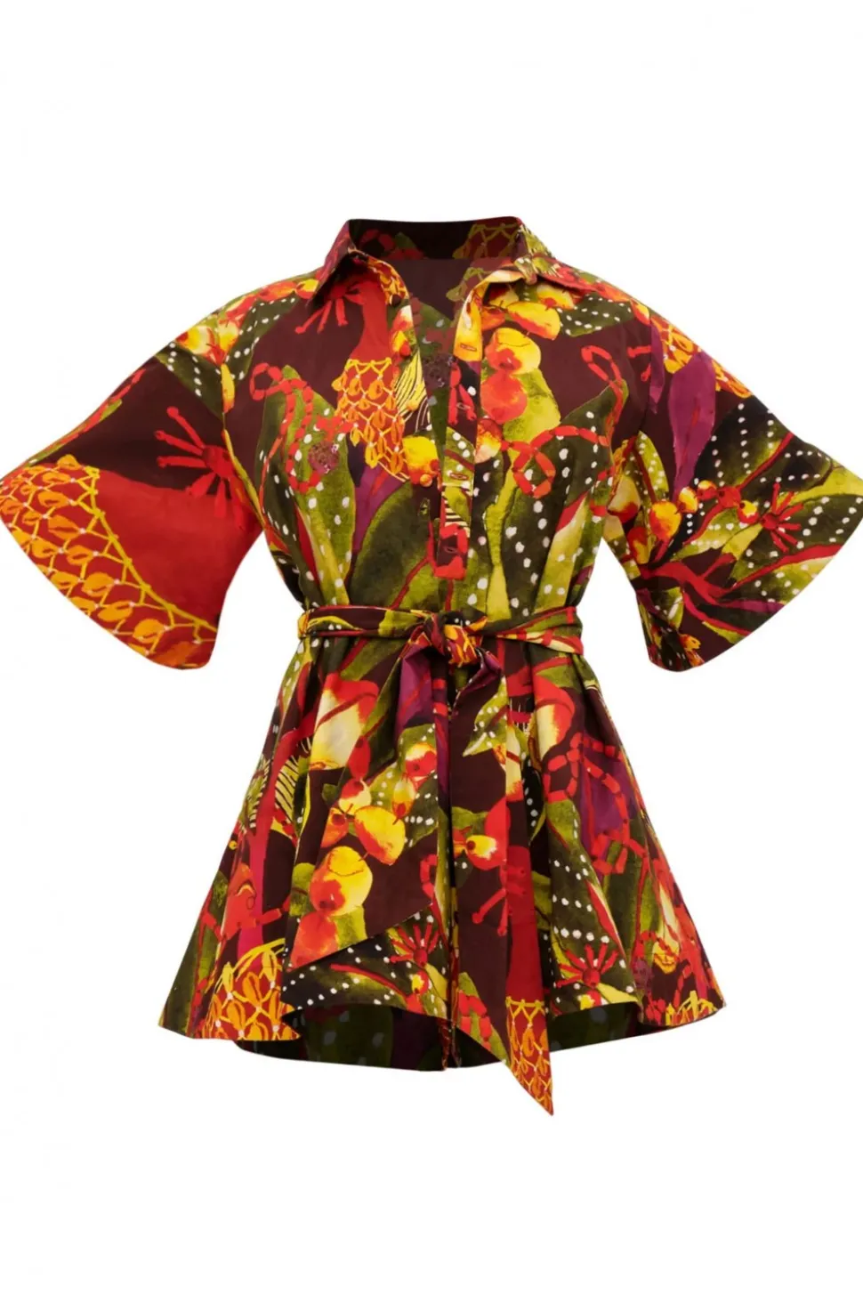 Jumpsuit corta stampata