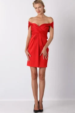 Mini abito in satin