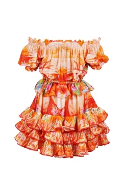 Mini dress arancione