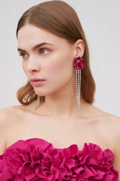 Orecchini Georgia fucsia