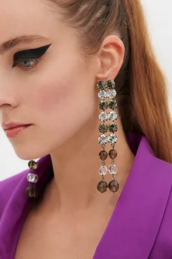 Orecchini in metallo e strass