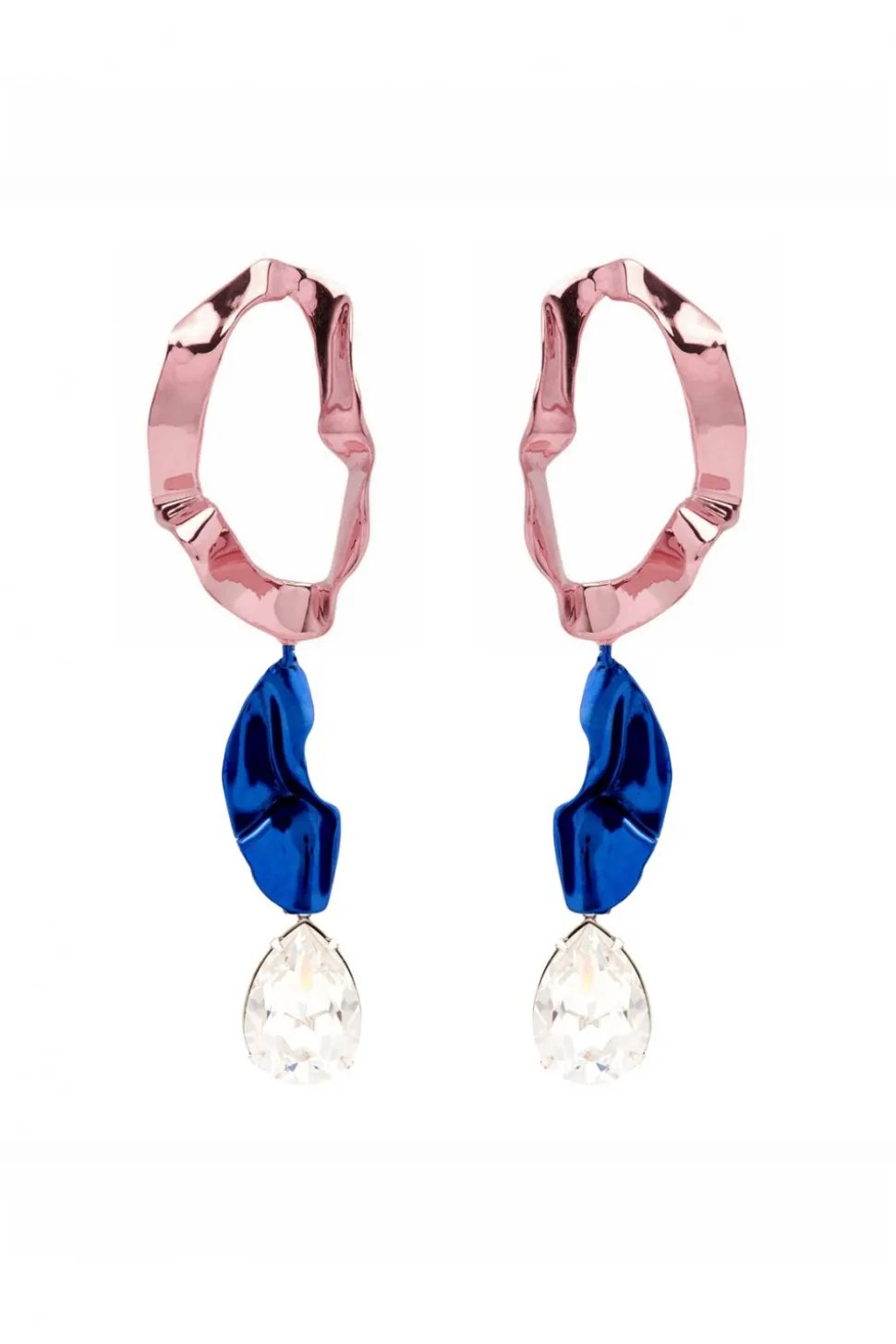 Orecchini Inside Out rosa e blu