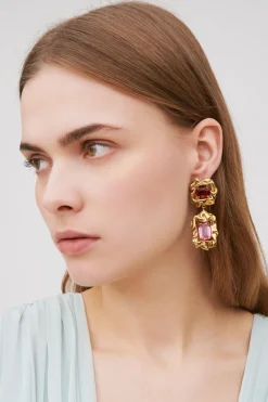 Orecchini Lolita rossi e rosa