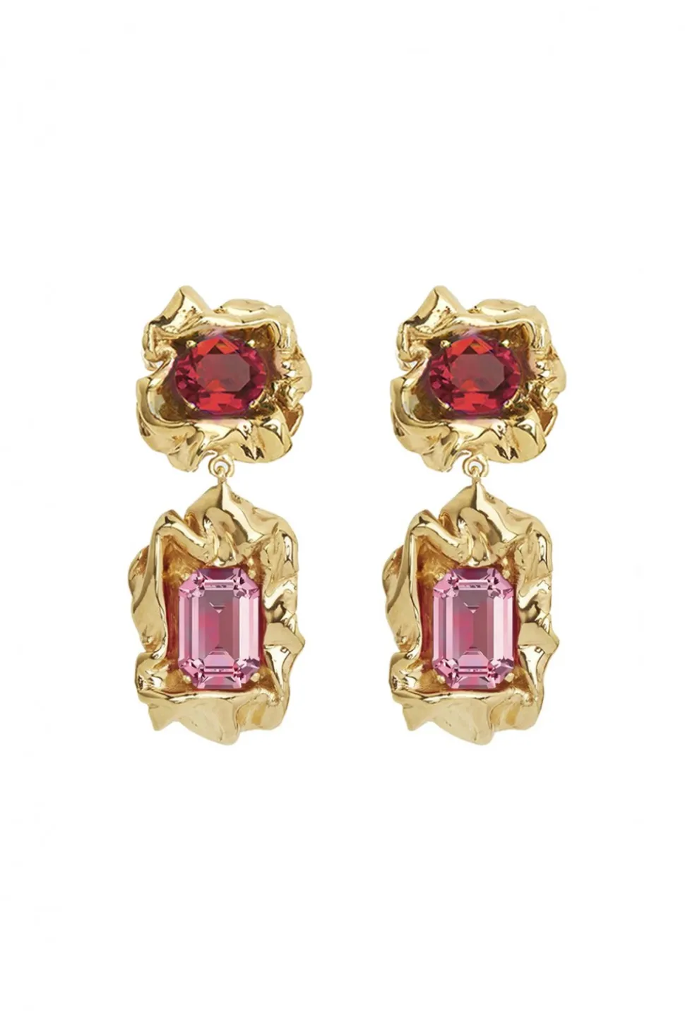 Orecchini Lolita rossi e rosa