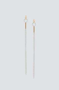 Orecchini tassel placcati argento