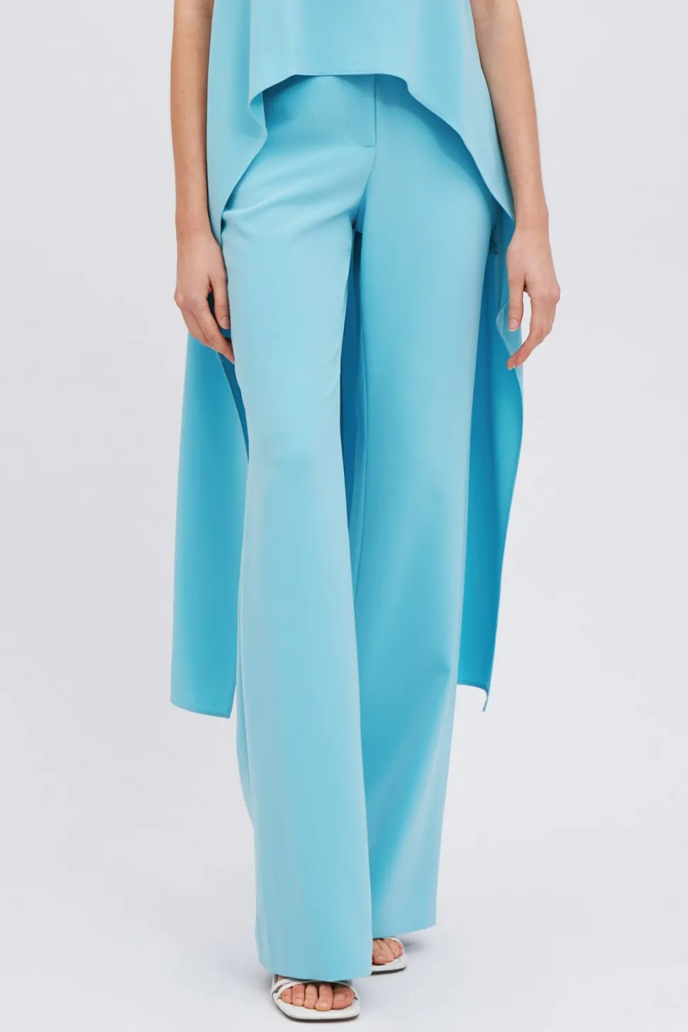 Pantaloni dritti azzurri