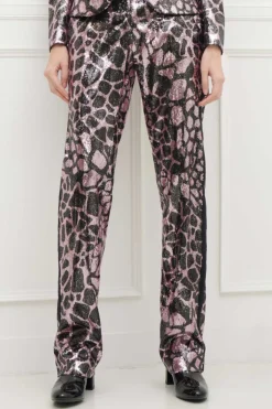 Pantaloni smoking giraffa