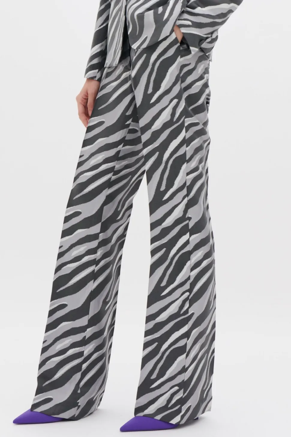 Pantaloni stampa zebra
