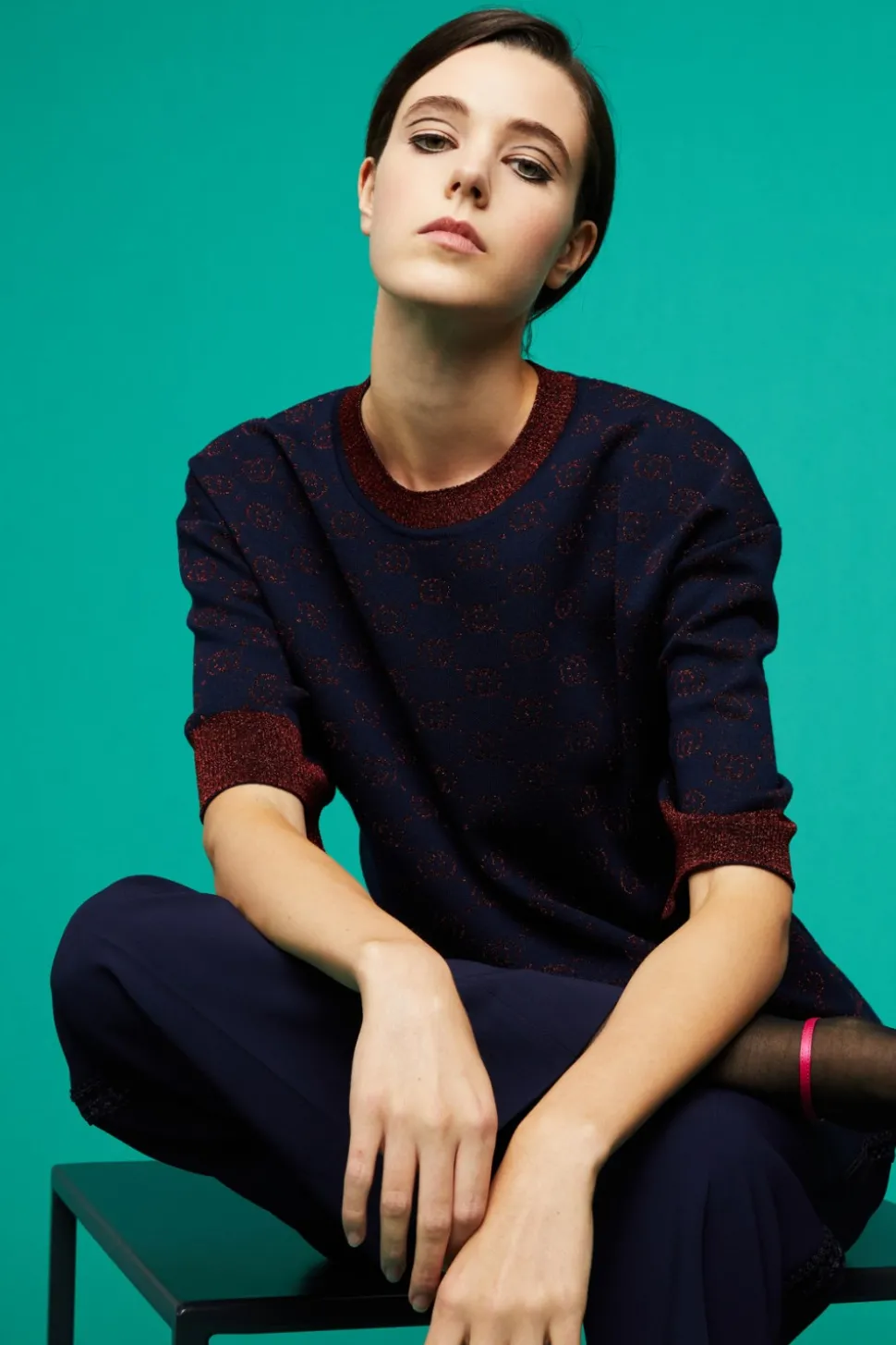Top monogram GG