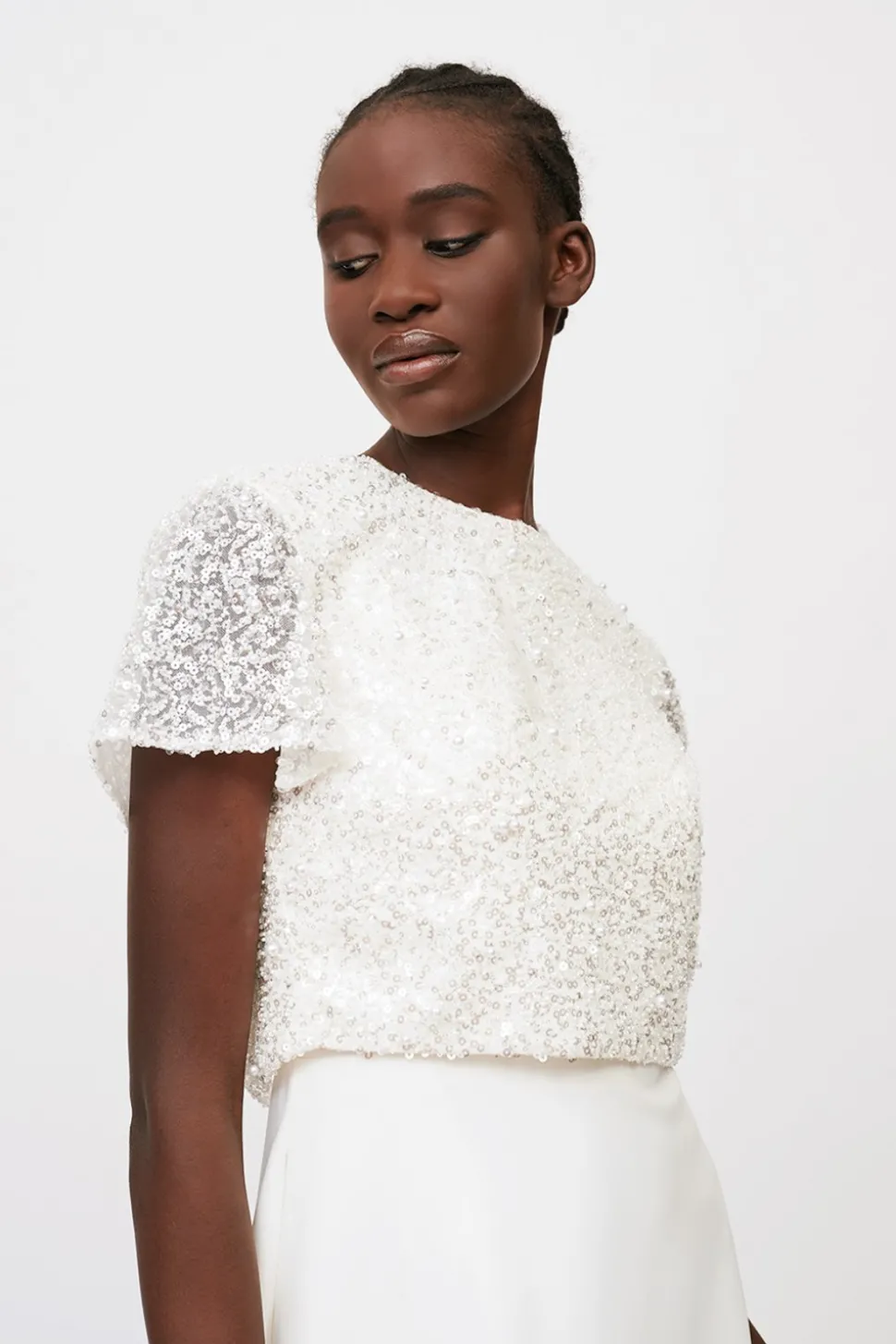 Top paillettes